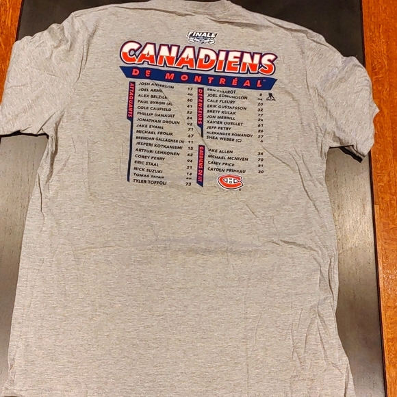 COPY - Men's Large Montreal Canadiens Finale Shirt - Picture 2 of 6